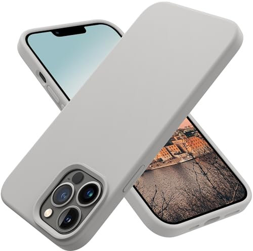 OTOFLY Designed for iPhone 13 Pro Max Case, Silicone Shockproof Slim Thin Phone Case for iPhone 13 Pro Max 6.7 inch (Natural Titanium)