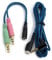 Weiche USB-Kopfhörer-Mikrofonkabel, PVC-Konverterkabel für Arctis 3, 5, 7 Kopfhörer