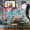 Rqwybcaxn Silk Cloth Wall Mural,Elegant Wallpaper for Home Decor,Glue-On Installation,Fade-Resistant-Basketball Graffiti Art-150x70cm
