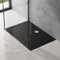 doporro Bac à douche 90x140 Receveur de Douche Antiglisse Rectangulaire Noir Lucia02AR 90x140x4 +Bonde AL01