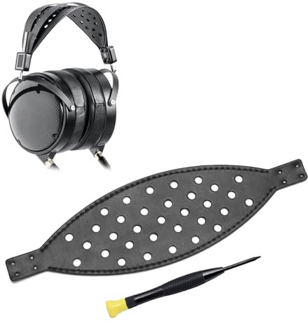 Voarmaks Lammfell-Stirnband, kompatibel mit Audeze LCD-Serie: LCD-2, LCD-2 Classic, LCD-3, LCD-4, LCD-4Z, LCD-X, LCD-XC, LCD-MX4, LCD-GX usw., handgefertigte Profi-Nähte, doppelseitiges Lammfell