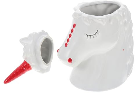 Cabilock Ceramic Unicorn Cocktail Glass Fashionable Bar Drink Cup Unique Beverage Cup