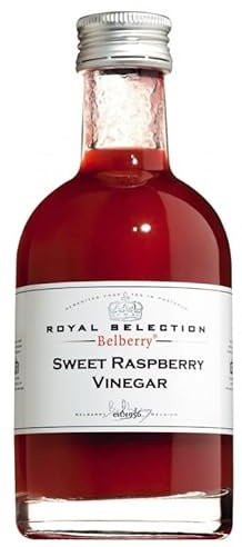 Vinagre De Frambuesa Dulce | Belberry- Sweet Raspberry Vinegar, 200 Ml Botella De Cristal, Producto Belga