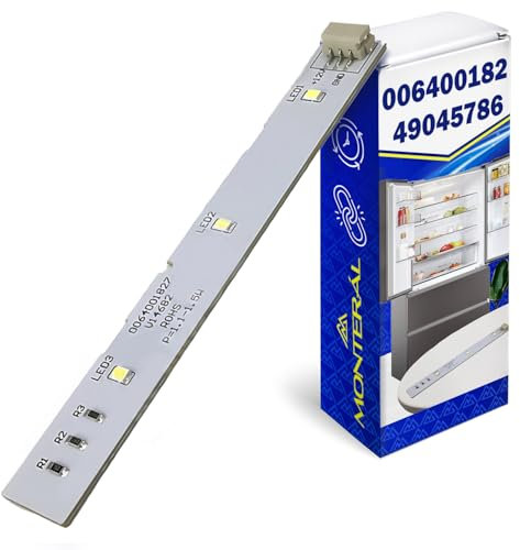 Fridge LED Strip 130х15х7 mm 12V 1,5W with the Original Code 0064001827 49045786 for Candy for Haier for Hoover - MONTERAL