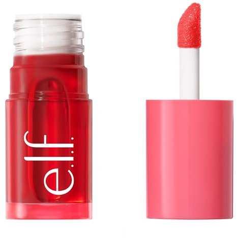 e.l.f. Sheer For It Blush Tint, vielseitiger Lippen- und Wangen-Tint, für einen natürlichen, langanhaltenden Farbkick, vegan und tierversuchsfrei, Pink Positive