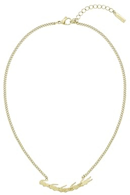 Lacoste Women's CROCODILE Collection Necklace in Yellow Gold with Crocodile-Shaped Charms - 2040513