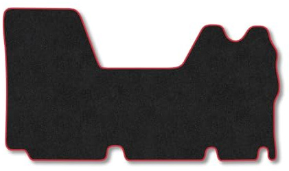 Vauxhall Movano (2003-2010) Van Mats Accessories Tailored Fit Carpet Car Floor Mats Non Slip Black Trim Compatible Accessory Anti Slip Full Coverage Durable Granulated Backing Hand-Finished Clips