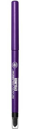 Revlon ColorStay Eyeliner Pencil Crayon Yeux 214 Grape 0,28 g | Ultra pigmenté, Embout Estompeur pour un effet Smoky Eyes, Tenue 24H, Formule Waterproof et Sans Transfert