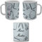 YONACREA - Mug Tasse - Merci Maître - Feuille Spirale - Cadeau Année Scolaire - NOIR