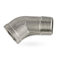 Edelstahl Fitting #121 Winkel 3/4 Zoll IG/AG 45° Rohrwinkel Gewindefitting
