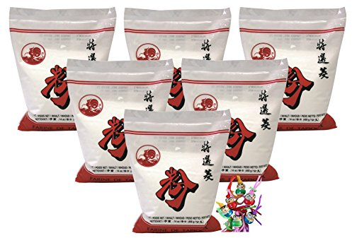 [ 6x 400g ] COCK Tapioka Stärke Tapioca Starch Tapiokastärke + ein kleines Glückspüppchen - Holzpüppchen
