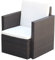 Festnight Gartensessel aus Polyrattan Rattansessel Gartenstuhl Gartenmöbel 65x65x73cm Ideal für Garten oder Terrasse - Braun