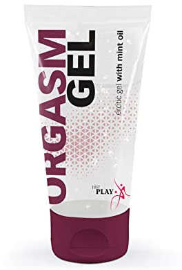 Just Play Erotik-Gel Orgasm - intensives Massage-Gel für Frauen und Männer, mit Minz-Öl, für den Intim-Bereich, ohne Klebe-Effekt, vegan, 50 ml