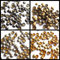 World of Sparkles Hot fix Iron on Round Studs for Clothing Nail Head Metal Dome Beads Shoes Bags Leather Craft & Art Accessory DIY (Gold, 10mm - 100pcs)