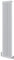 The Bath People 82065 Utopia Traditional Mild Steel Double Panel Column Vertical Radiator 1800 x 380 – White