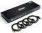 TESmart HDMI KVM Switch 8 Port, 8x1 4K@60Hz KVM Switcher, EDID Emulator, Hotkey, RS232/LAN Port, Monitor Keyboard and Mouse Switch for 8 Computers with Rack Ears, IR Remote and 4 KVM Cables