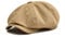 BOTVELA Herren Schiebermütze, 8-teilig, 100 % Baumwolle, Gatsby Ivy Golf Cabbie Hut, khaki, 7 1/4-7 3/8