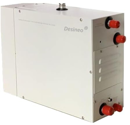 Desineo Generatore di Vapore per Hammam 12Kw Uso Professionale o drenaggio Automatico Domestico