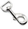 HEAVYTOOL Bolzenkarabiner 26mm x 87mm drehbarer gerader Wirbel Zinkdruckguss vernickelt (5 Stück) Haken Drehgelenk Hundeleine Halsband Taschen Schlüsselanhänger