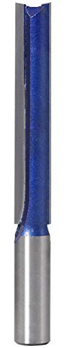 Zkenyao-Router Bit Woodworking Cutter Tenon Cutter, 1/2,12MM SHANK Extra Long 3 Blade 1/2 Cutting Dia. Straight Router Bit, 1pc, Use Safety Reliable (Cutting Edge Length : 12.7mm shank)