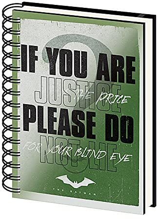 Pyramid International The Batman A5 Notizbuch mit Linsenraster-Einband (Riddler Design) – Offizielles Merchandise