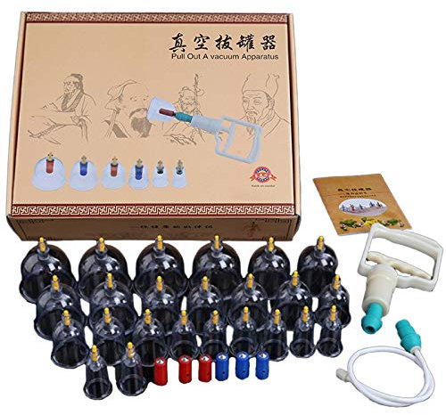 Biomagnetisches Vakuum-Schröpf-Set, für Körpermuskulatur, Massagewerkzeug, 24 Stück