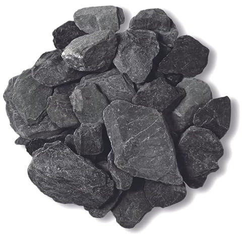 Jardinex Paillage Ardoise 30/60 mm (Filet de 25 kg) - Noir