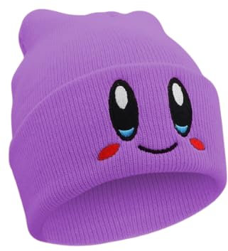 JILANI HANDICRAFT Kid-by Beanie für Erwachsene, Anime-Hut, Zubehör, Kawaii, Violett, MEDIUM