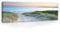 WallArena - Leinwand Bilder - Strand Meer Ostsee Dünen Natur - 145x45 cm Leinwandbilder - Bild auf leinwand - Wandbild XXL groß Wandbilder für Wohnzimmer Schlafzimmer Wohnzimmerbilder Modern
