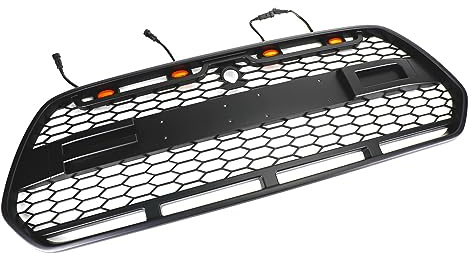 Auto Front Kühlergrille für Ford Transit MK8 2015-2018 Raptor,Front Nieren Kühlergrill Front stoßstange Gitter Waben Grill Dauerhaft