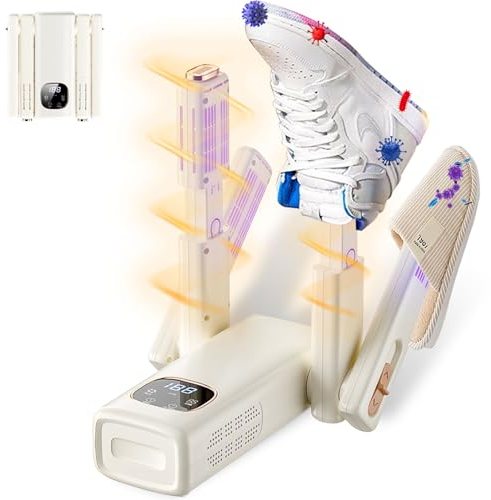 EPROICKS Schuhtrockner Elektrisch,Schuhwärmer Doppelständer,Shoe Dryer Timer antibakterieller Funktion,Schuhe Trockner,für Winter- Regenschuhe,Skistiefel,Handschuhe Socken