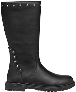 Geox J Eclair Girl A, Stivaletto, Black, 38 EU