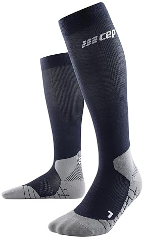 CEP Hiking Light Merino Socks für Herren – Lange Merino-Wandersocken mit Kompression – Atmungsaktive Trekkingsocken & Wandersocken Herren für Wandern & Outdoor