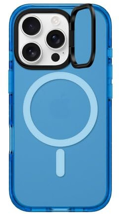 CASETiFY Schutzhülle für iPhone 16 Pro mit Klappständer, 2 m, 3 x Fallschutz in Militärqualität, kompatibel mit Magsafe, Himmelblau