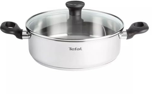 Tefal Duetto G7487034 Edelstahl Servierpfanne 24cm für alle Herdarten geeignet