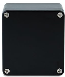 BOXEXPERT Industriegehäuse GFK Polyester GRP IP66 80x75x55mm Serie Elbe wasserdicht Leergehäuse Installationsgehäuse Anschlussgehäuse fehgrau