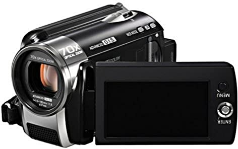Panasonic SDR-H80 Camcorder SD/SDHC Card 60 GB Hard Drive 70x Optical Zoom 2.7-Inch Display Black (Renewed)