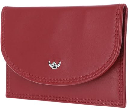 Golden Head Leder Kartenhalter Polo RFID Protect Kartenetui 4445 Rot dunkelrot