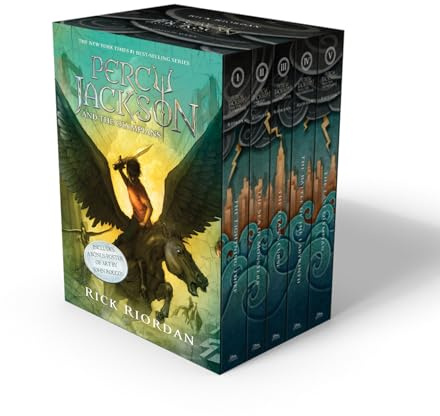 Percy Jackson and the Olympians 5 Book Paperback Boxed Set (W/Poster): The Lightning Thief / the Sea of Monsters / the Titan's Curse / the Battle of the Labyrinth / the Last Olympian: 1-5
