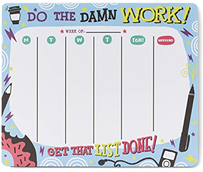Get That List Done! Weekly To-Do Pad
