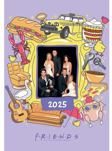 Friends – A5-Tischkalender 2025: Original Danilo-Kalender [Mehrsprachig] [Kalender] (Desk Diary)