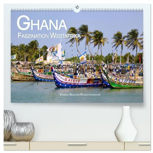 Ghana - Faszination Westafrika (hochwertiger Premium Wandkalender 2026 DIN A2 quer), Kunstdruck in Hochglanz: Dieser Kalender ist eine Hommage an die Schönheit und Vielfalt Ghanas. (CALVENDO Orte)