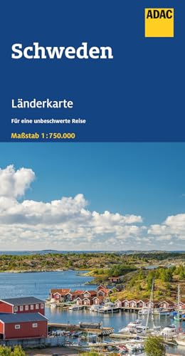 ADAC Länderkarte Schweden 1:750.000