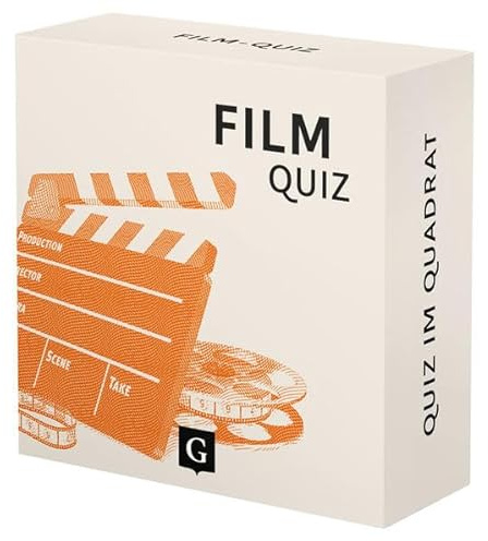 Film-Quiz: 100 Fragen und Antworten zum Entdecken, Staunen und Mitraten – das Quiz für alle, die Filme lieben (Quiz im Quadrat)
