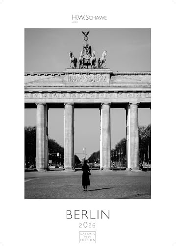 Berlin Kalender schwarz-weiss 2026 29x21cm - Eleganter Schwarz-Weiß-Print mit beeindruckenden Berlin-Motiven