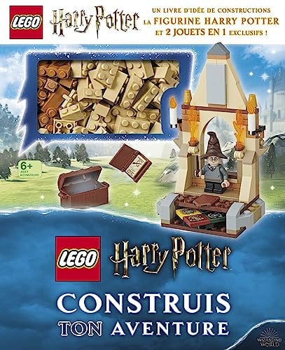 Construis ton aventure Lego Harry Potter: Un livre d'idée de constructions, la figurine Harry Potter et 2 jouets en 1 exclusifs !