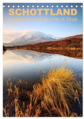 Schottland: Highlands und die Isle of Skye (Tischkalender 2024 DIN A5 hoch), CALVENDO Monatskalender: Unterwegs zwischen Bergen, Küsten und Wasserfällen (CALVENDO Orte)
