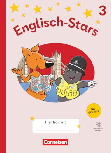 Englisch-Stars - Allgemeine Ausgabe 2025 - 3. Schuljahr: Übungsheft - Mit Lösungen und digitalen Medien