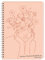 Blumenkrone Schüler-/ Studenten-Kalender A5 2022/2023. Stylisches Kalenderbuch mit flexiblem Einband, Spiralbindung und viel Platz für Termine. Buchkalender A5.