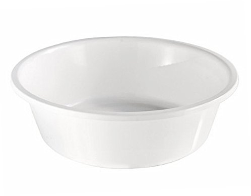 Runde Fußbad Schüssel, Allzweck-Wanne, Fuß-Badewanne, Kosmetex Ø40cm, weiß, rund